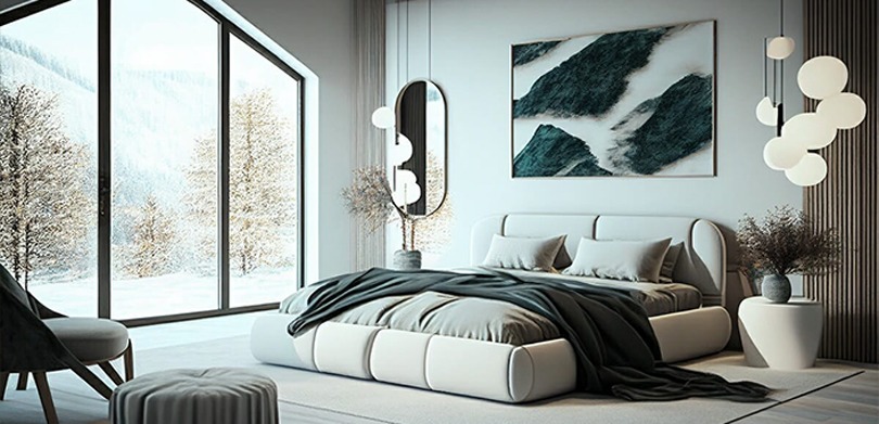Chic Style Luxury Modern Master Bedroom Design