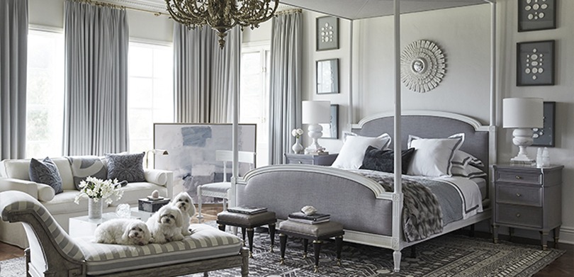 Elegantly White Finish Modern Luxury Bedroom Design