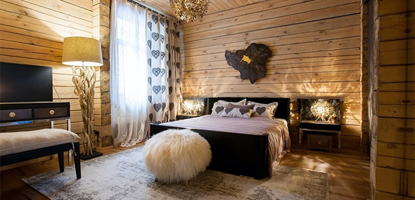 Rustic Yet Modern Luxury Black Bedroom Designs