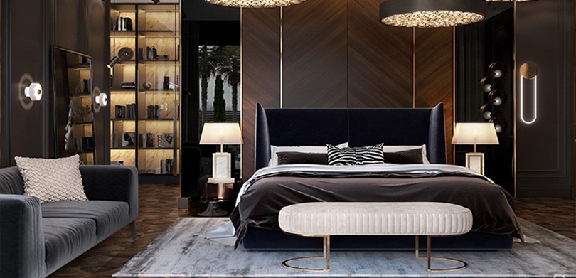 Sleek And Modern Luxury Bedroom Design